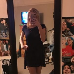 simple navy blue dress/shirt